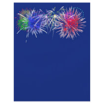 Fireworks Background Personalized Flyer