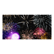 Fireworks Custom Photo Card
