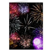 Fireworks Grande Finale Greeting Cards