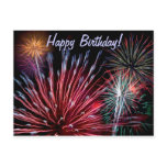 Fireworks, Happy Birthday! postcards