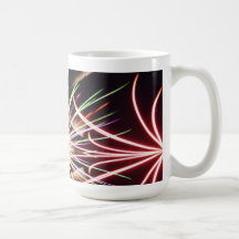 Fireworks Light Beams Mugs