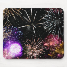 Fireworks Mousepad