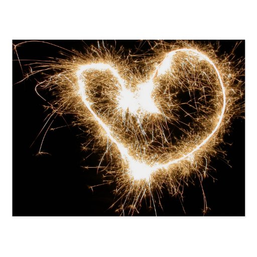 Fireworks of Love Post Card