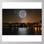 Fireworks over London Print