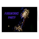Fireworks Party Greeting Card