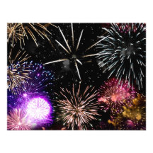 Fireworks Personalized Announcement