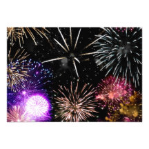 Fireworks Personalized Announcement