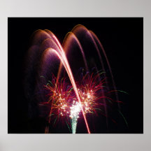 Fireworks Rainbow Print