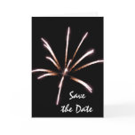 Fireworks Save the Date Announcement cards