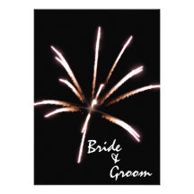 Fireworks Wedding Invitation
