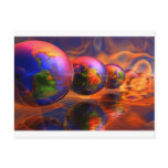 Firey globes postcards