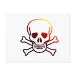 Firey Jolly Roger postcards