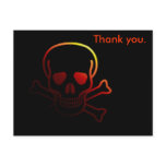 Firey Jolly Roger postcards