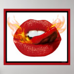 Firey Kiss Poster posters