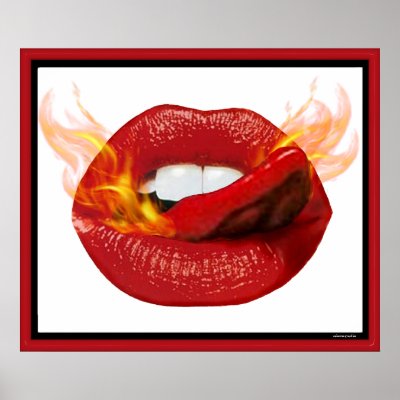 Firey Kiss Poster by Spice