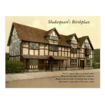 First 4 Lines of Sonnet # 18 by Shakespeare Post Cards