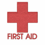First Aid embroidered shirts