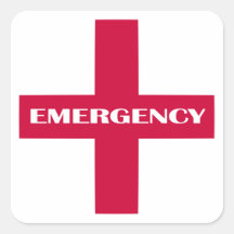 First Aid Supplies / Emergency Kit Stickers