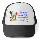 First Amendment for Canada hats