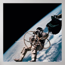First American Spacewalk (Gemini 4) Poster
