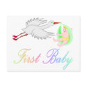 First Baby (Stork) postcards