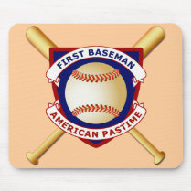 First Baseman, American Pastime Mouse Pad