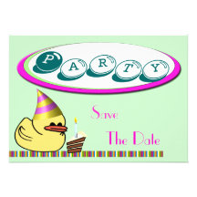 First Birthday Announcements