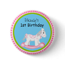 First Birthday Button