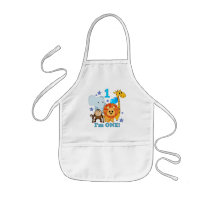 First Birthday Jungle Aprons