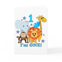 First Birthday Jungle Cards