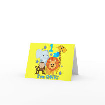First Birthday Jungle Card