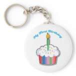 First Birthday Keychain