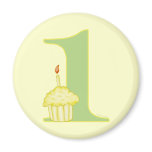 First Birthday magnets