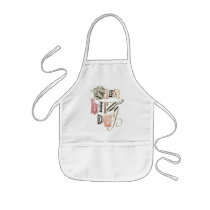 "First Birthday" Whimsical Letters Apron