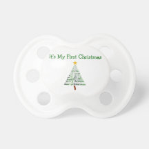 First Christmas Pacifier