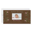 First Christmas Photo Card photo cards