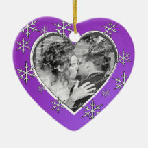 First Christmas Photo Heart Ornament