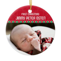 First Christmas Photo Ornament