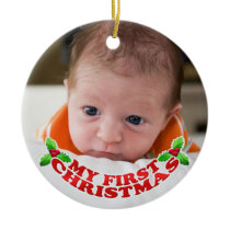 First Christmas Photo Ornament