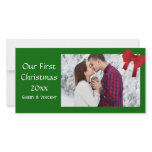 First Christmas Together Photo Card photo cards