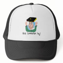 First Communion Day~~"Boy With Bible" Mesh Hat