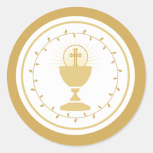 First Communion Envelope Seal or Favour Sticker
