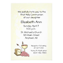 First Communion Invitation