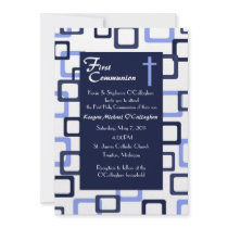 First Communion Invitation - Boy
