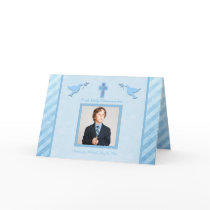 First Communion Thank You Card for a Boy