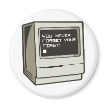 First Computer Retro magnets