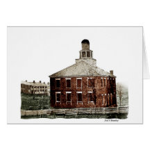 First Courthouse In McMinnville Tennessee Card