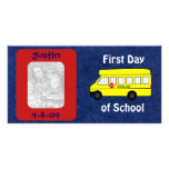 "First Day of School" Personalized Photo Card