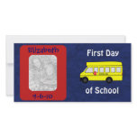 "First Day of School" photo cards