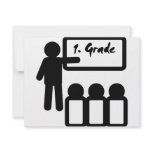 first grade school invitations